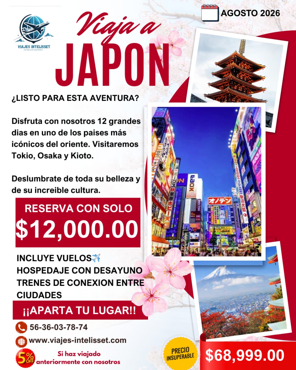 JAPÓN AGOSTO 2026