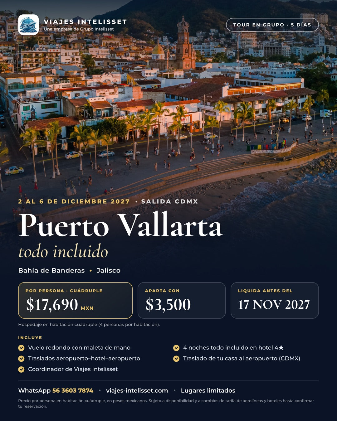 Puerto Vallarta Todo Incluido · Diciembre 2027